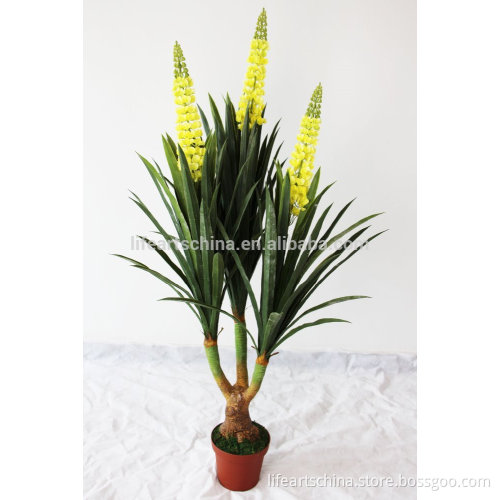 artificial tree, 150cm foxtail tree 3 heads with flower